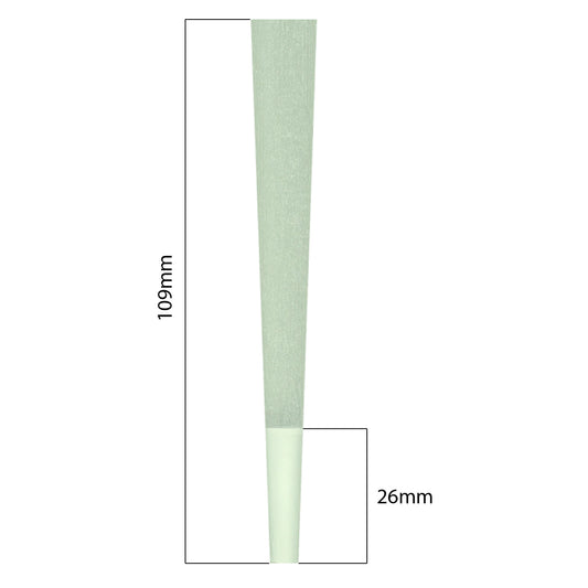 109mm Cones - Green (800ct)