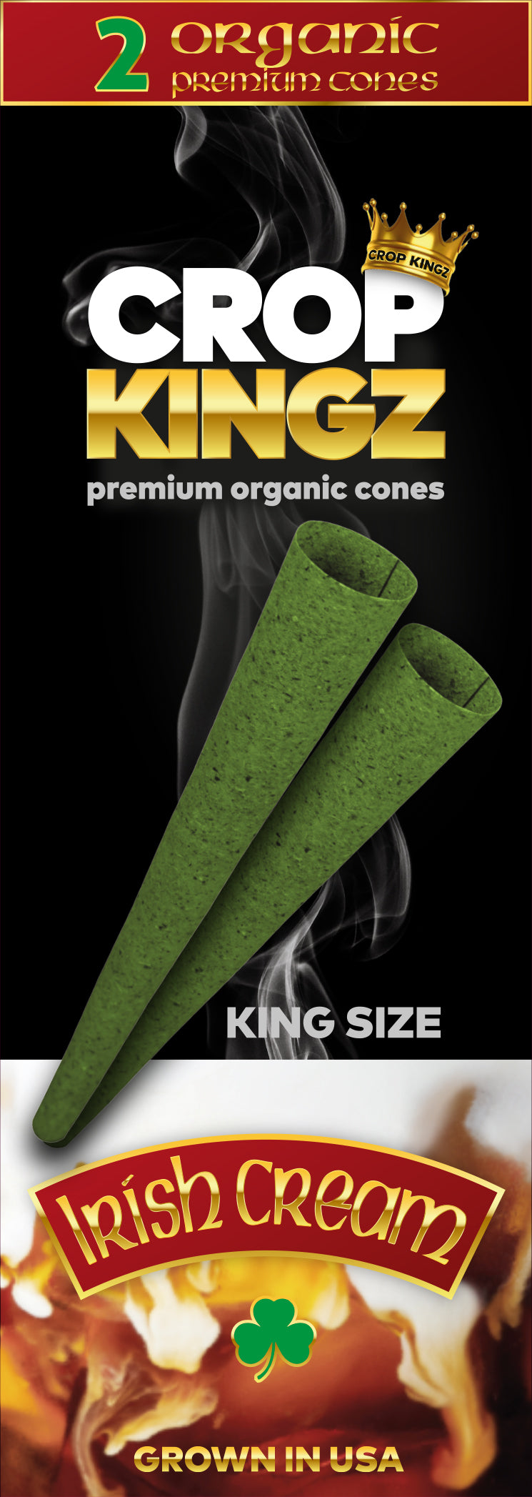 Hemp Cones - 2pack - Irish Cream