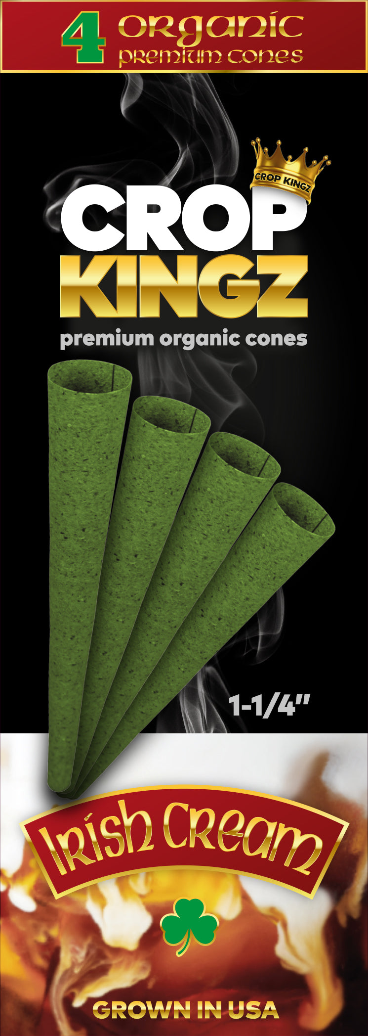 Hemp Cones - 4pack - Irish Cream