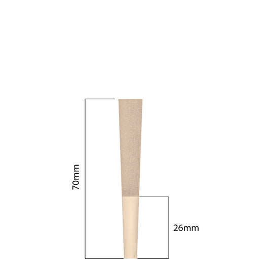 70mm Cones - Unbleached (900ct)