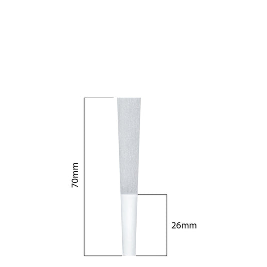 70mm Cones - White (900ct)