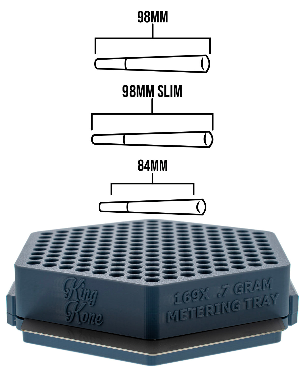 169 Cone Metering Tray .7g