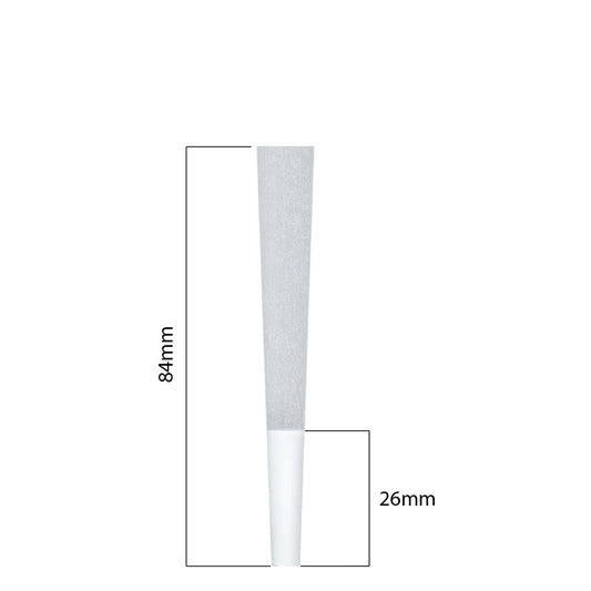84mm Cones - White (900ct)