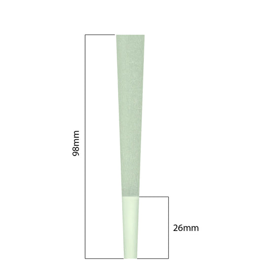 98mm Cones - Green (800ct)