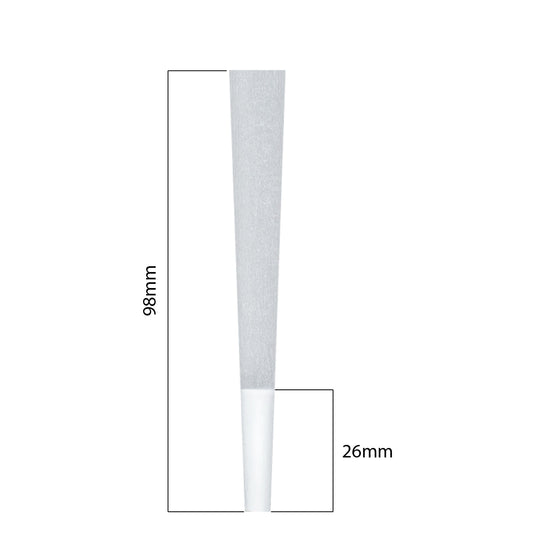98mm Cones - White (800ct)