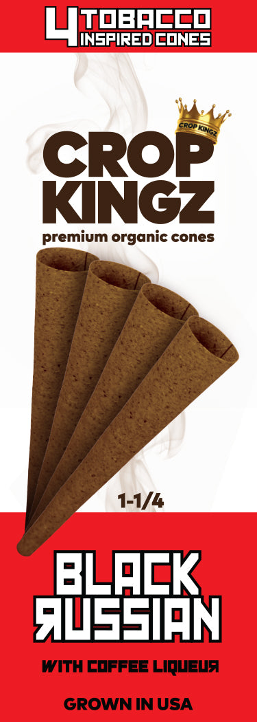 Hemp Cones - 4pack - Black Russian