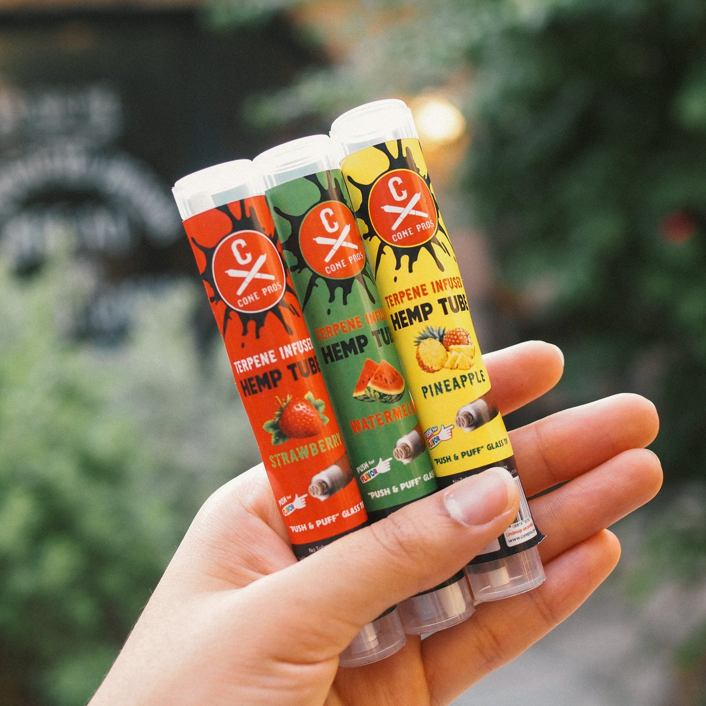 Terpene Infused Hemp Tube w/ Glass Tip - VARIETY PACK (12ct display)