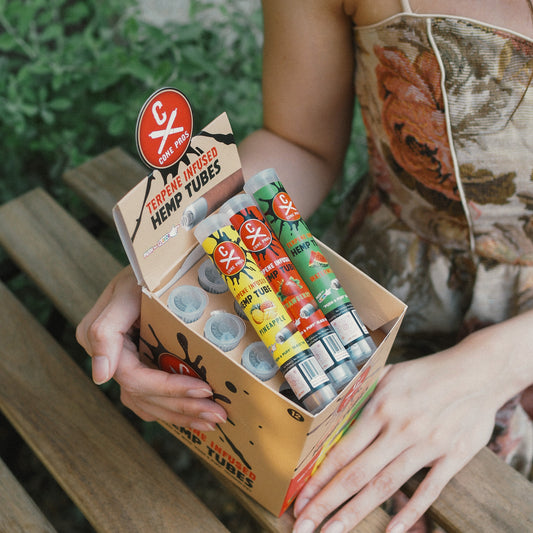 Terpene Infused Hemp Tube w/ Glass Tip - VARIETY PACK (12ct display)