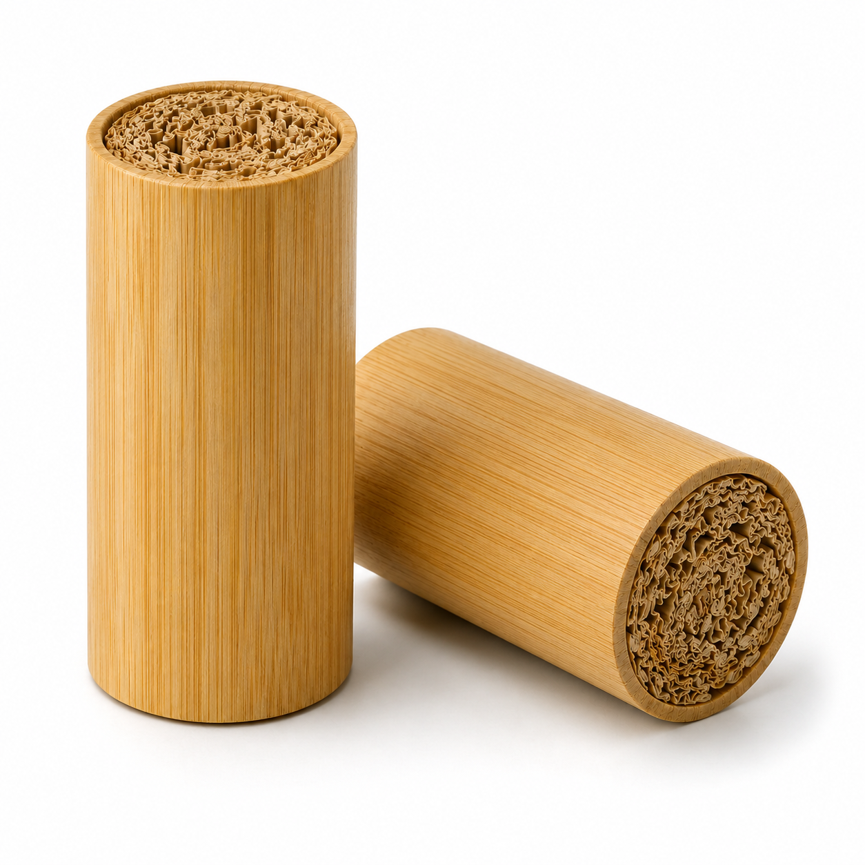 Bamboo: Cylindrical + Corn Husk