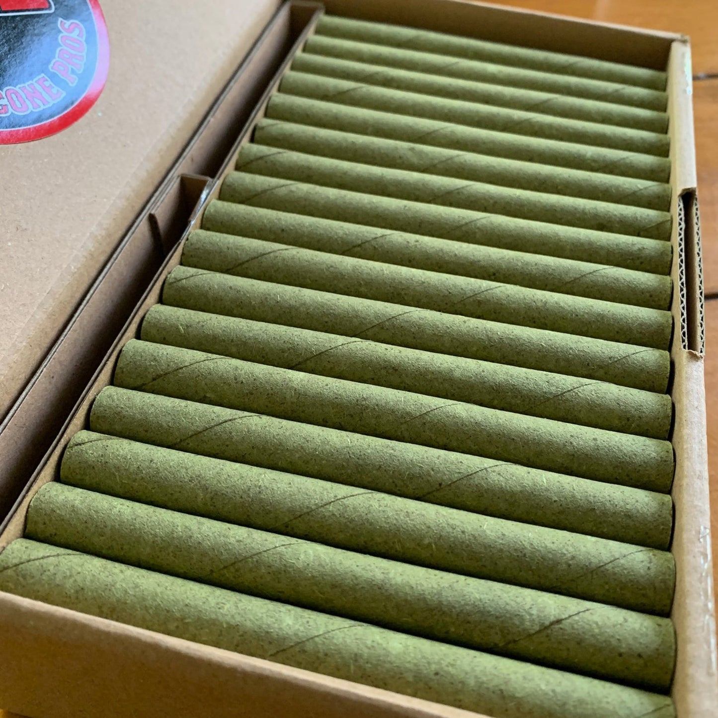 11x109mm Hemp Tubes - Paper Tip - Green (85ct)