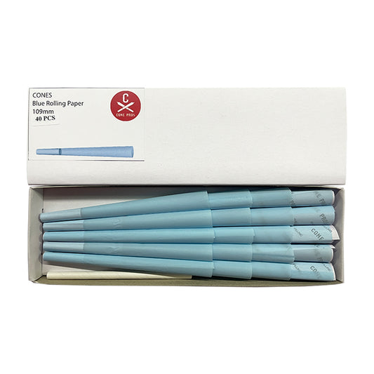 109mm Cones - Blue (40ct)