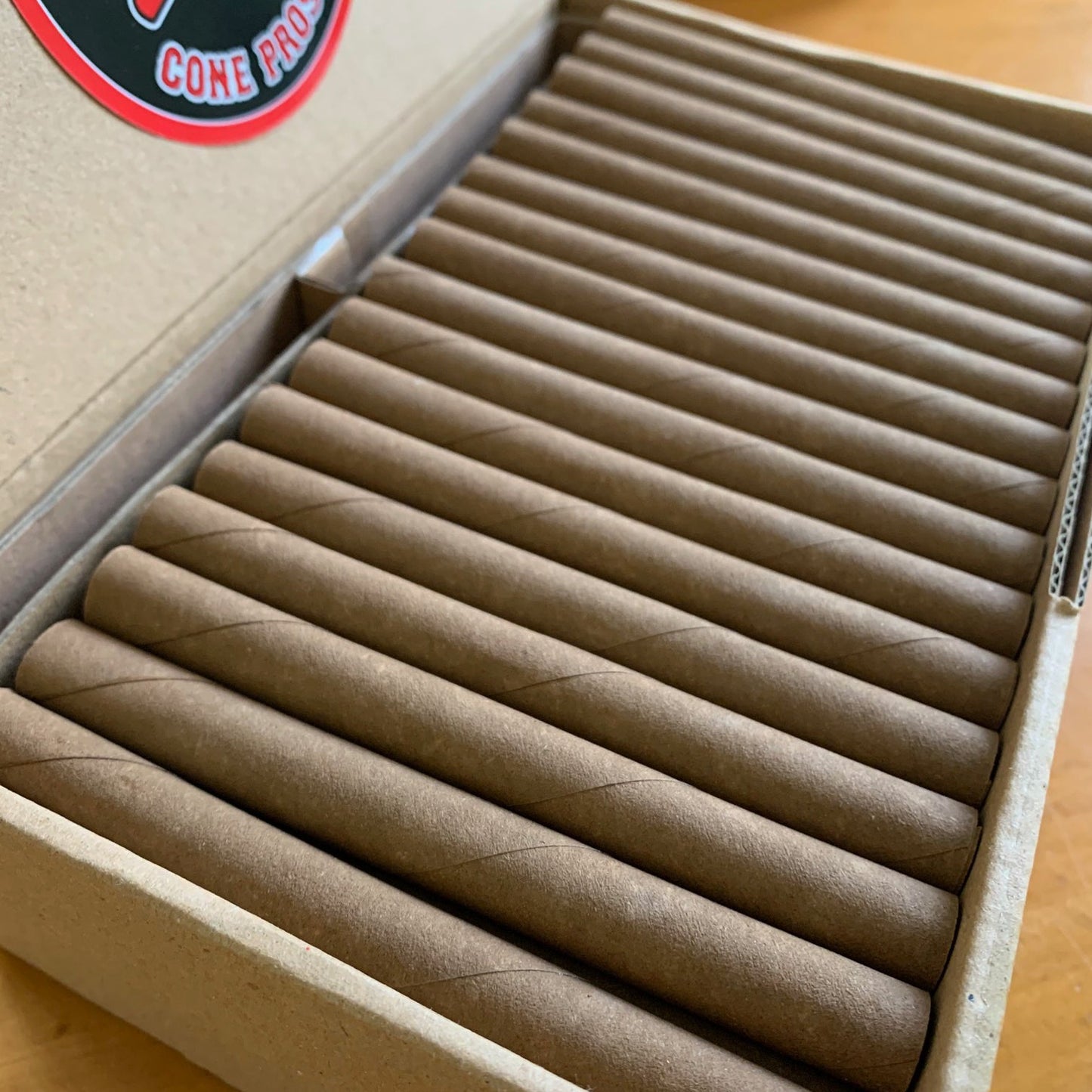11x109mm Hemp Tubes - Paper Tip - Light Brown (85ct)