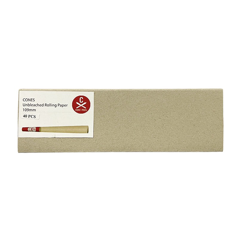 109mm Cones - Unbleached (40ct)