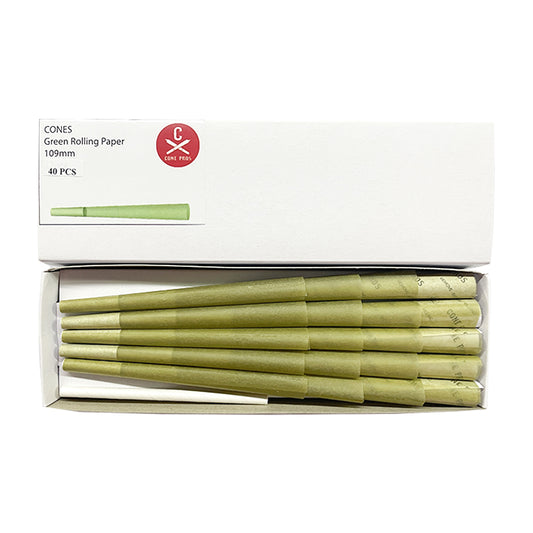 109mm Cones - Green (40ct)