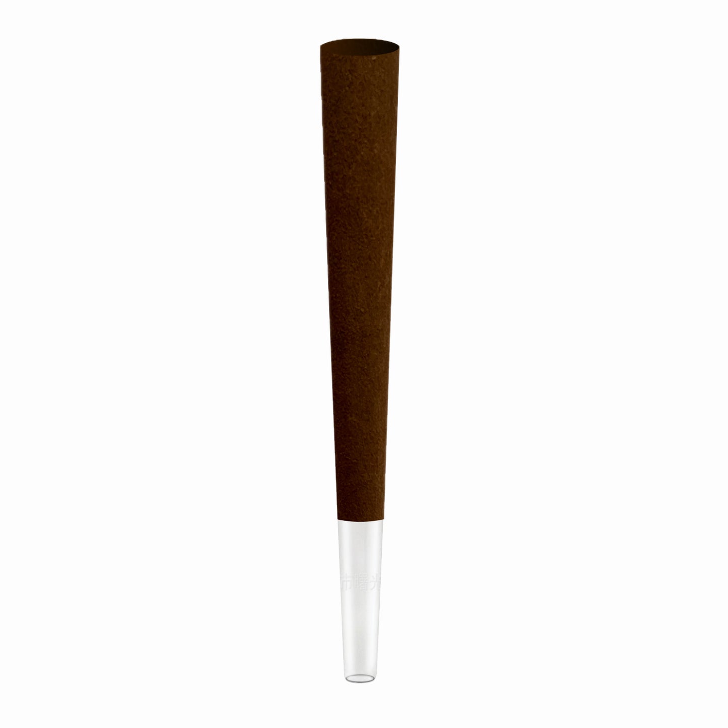 109mm Hemp Cones - Glass Tip - Dark Brown (400ct)