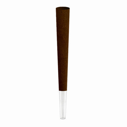 109mm Hemp Cones - Glass Tip - Dark Brown (400ct)
