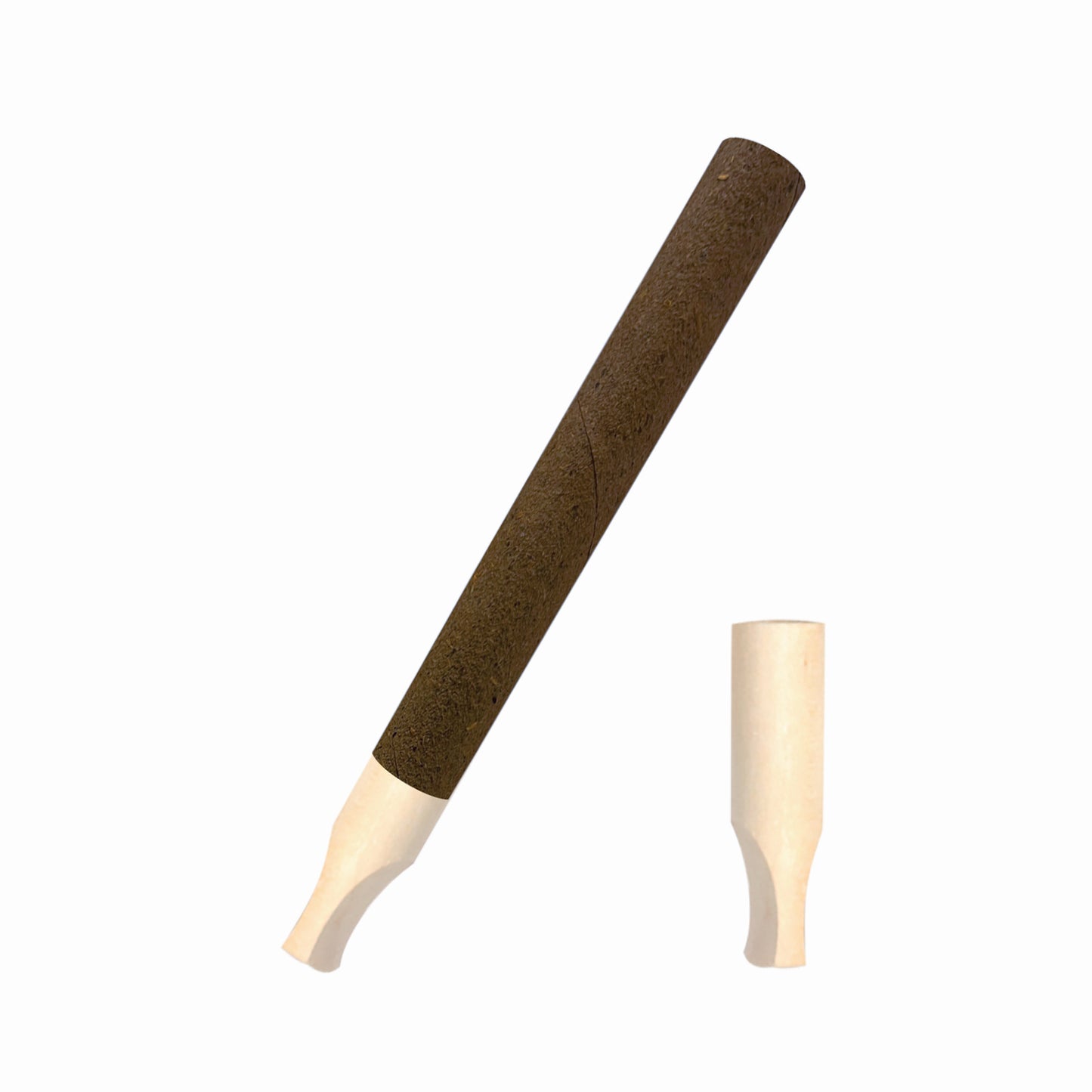 109mm Hemp Tubes w/ Wood Tip - Dark Brown (90ct)
