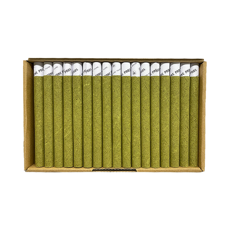11x109mm Hemp Tubes - Paper Tip - Green (85ct)
