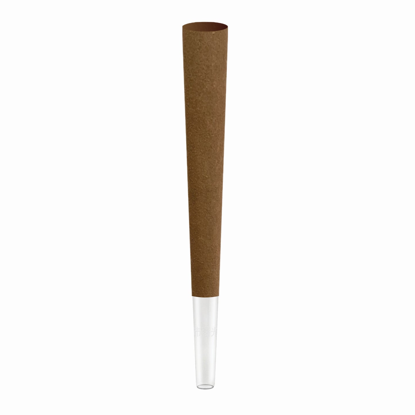 109mm Hemp Cones - Glass Tip - Light Brown (400ct)