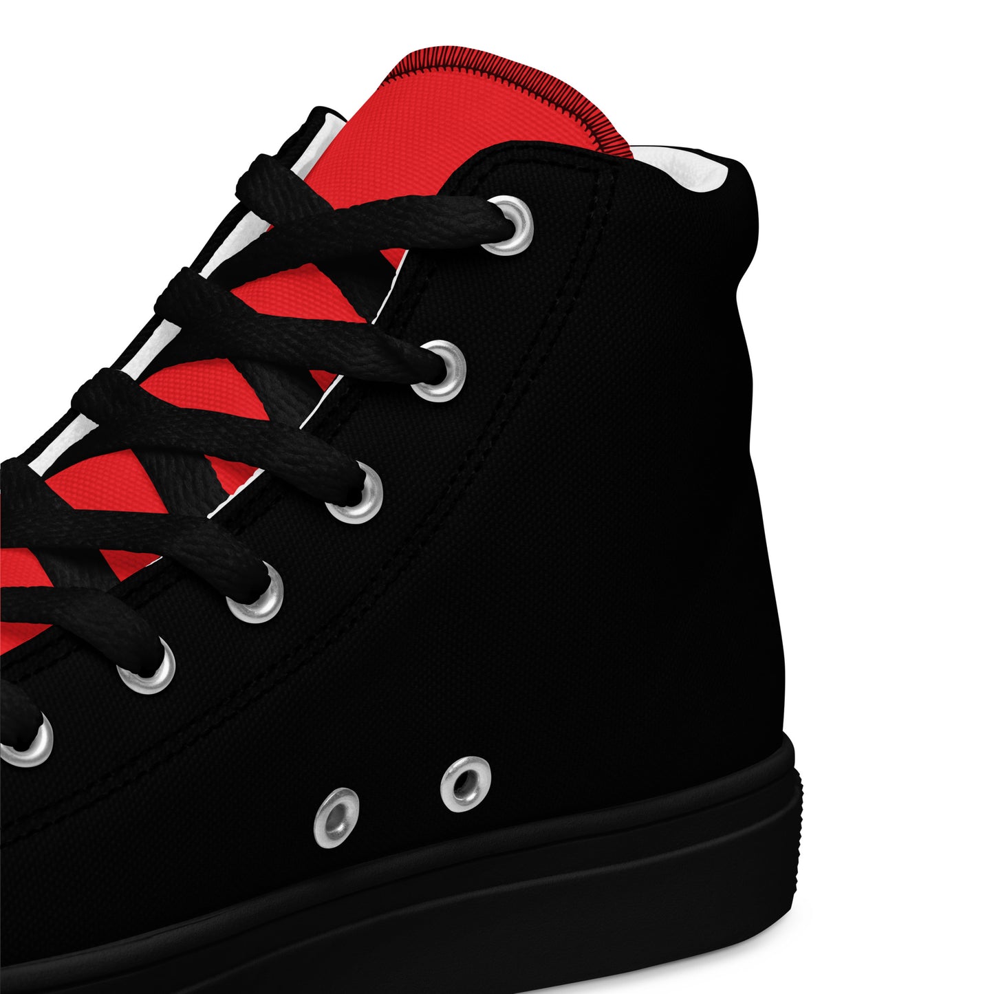 Men’s high top canvas shoes