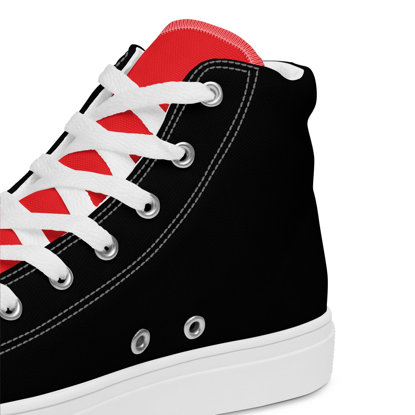 Men’s high top canvas shoes