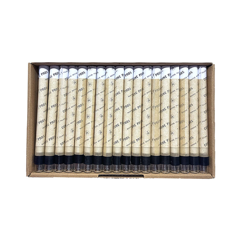 11x109mm Rolling Paper Tubes - Glass Tip - Unbleached (90ct)