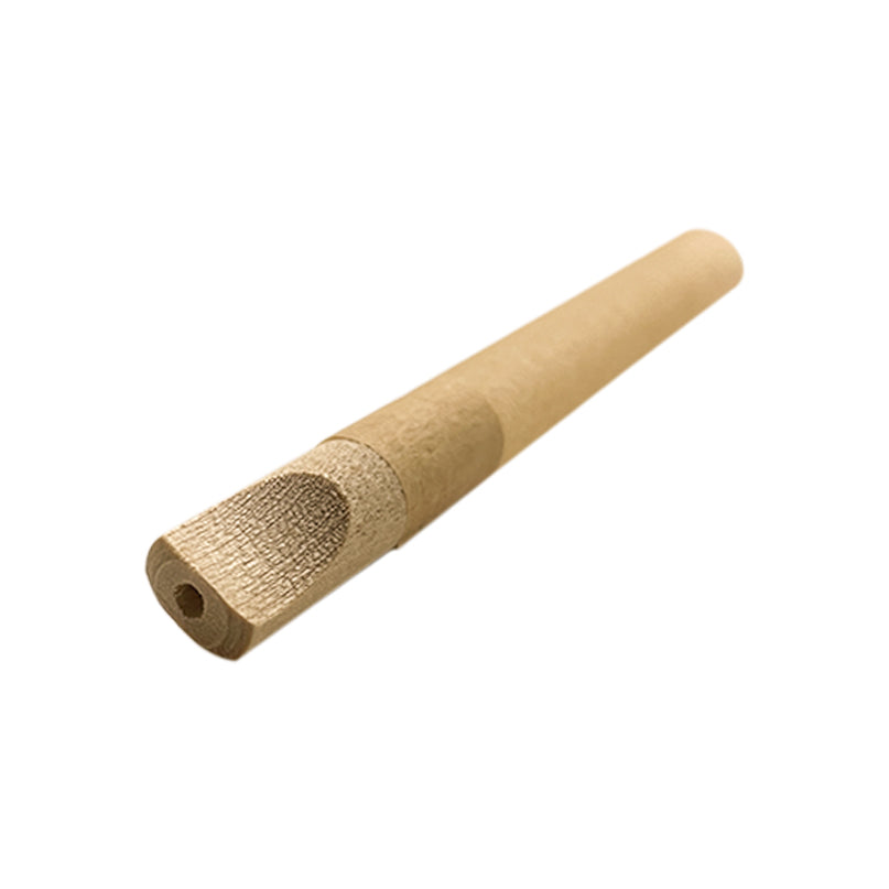 11x109mm Rolling Paper Tubes - Wood Tip - Unbleached (90ct)