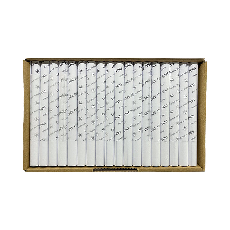 11x109mm Rolling Paper Tubes - Paper Tip - White (90ct)