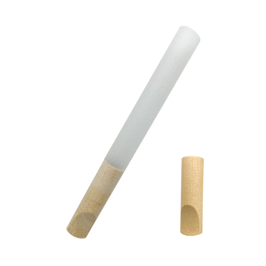 11x109mm Rolling Paper Tubes - Wood Tip - White (90ct)
