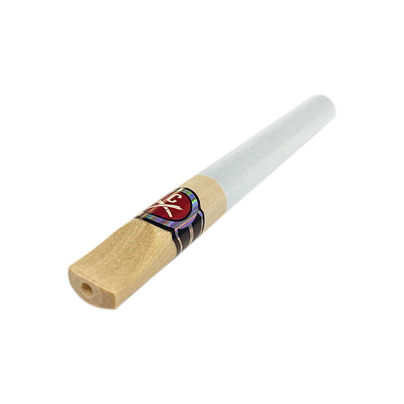 11x109mm Rolling Paper Tubes - Wood Tip - White (10ct)