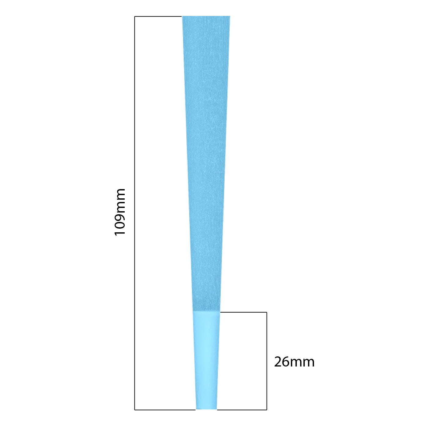 Cones (Blue): 109mm - 800 Count