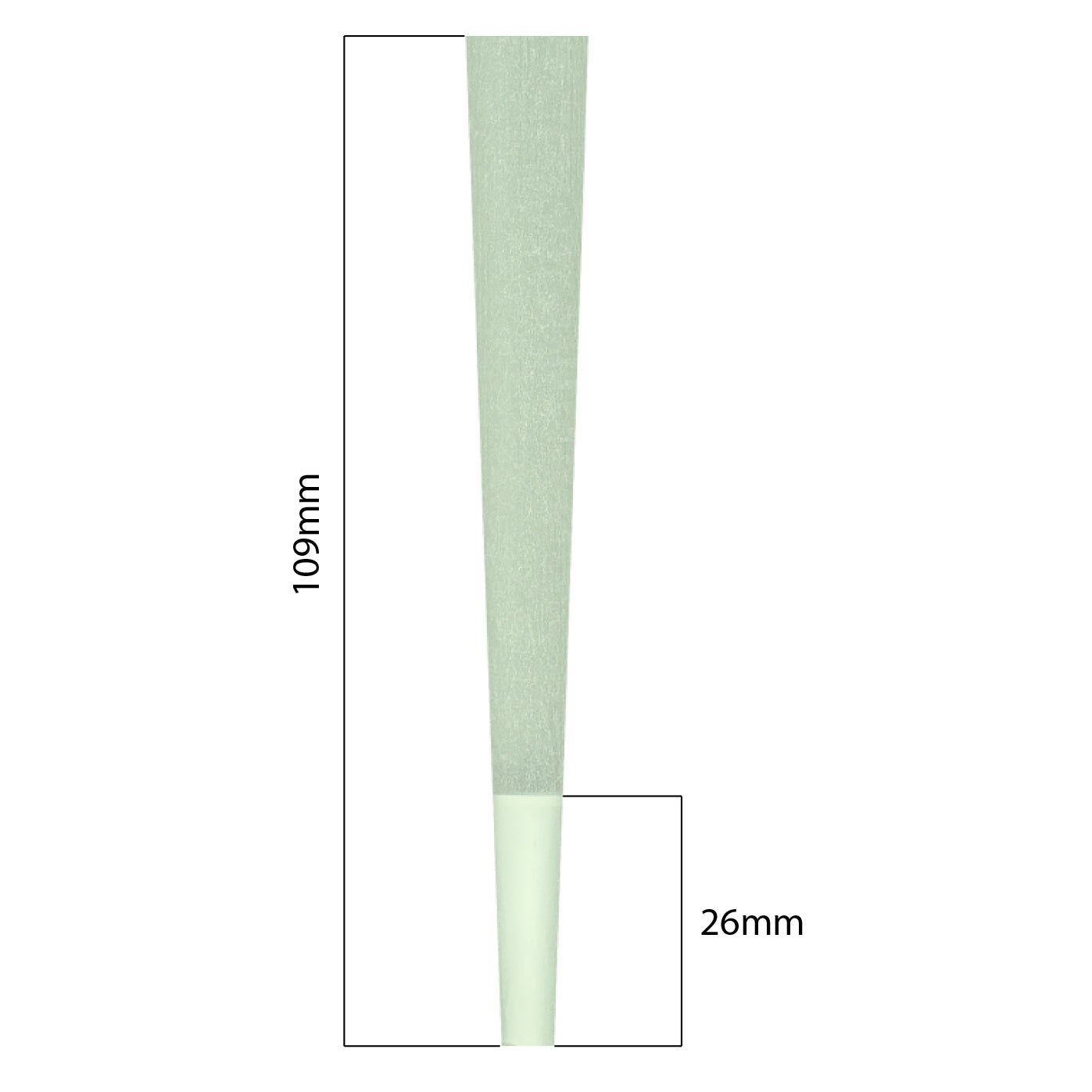 Cones (Green): 109mm - 800 Count