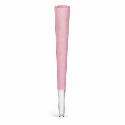109mm Cones - Glass Tip - Pink (400ct)
