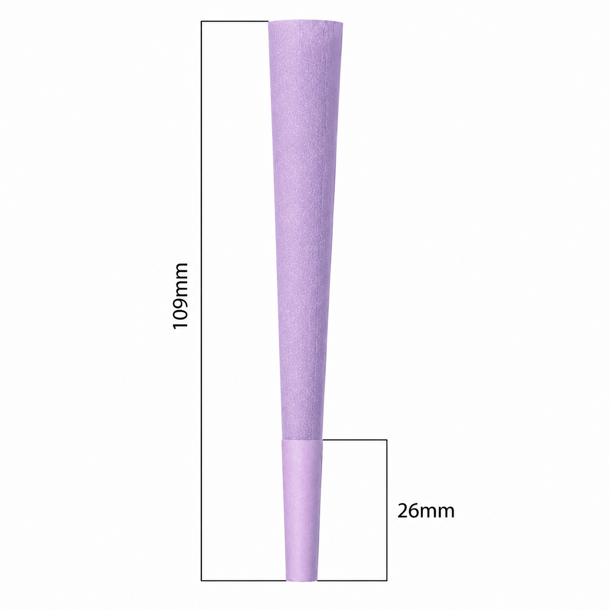 109mm Cones - Purple (800ct)