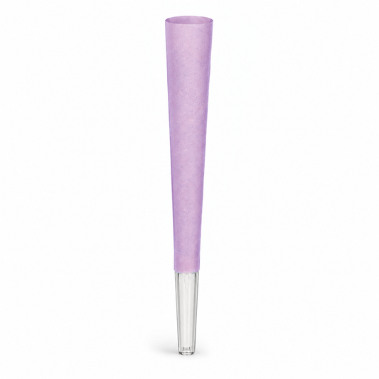 109mm Cones - Glass Tip - Purple (400ct)