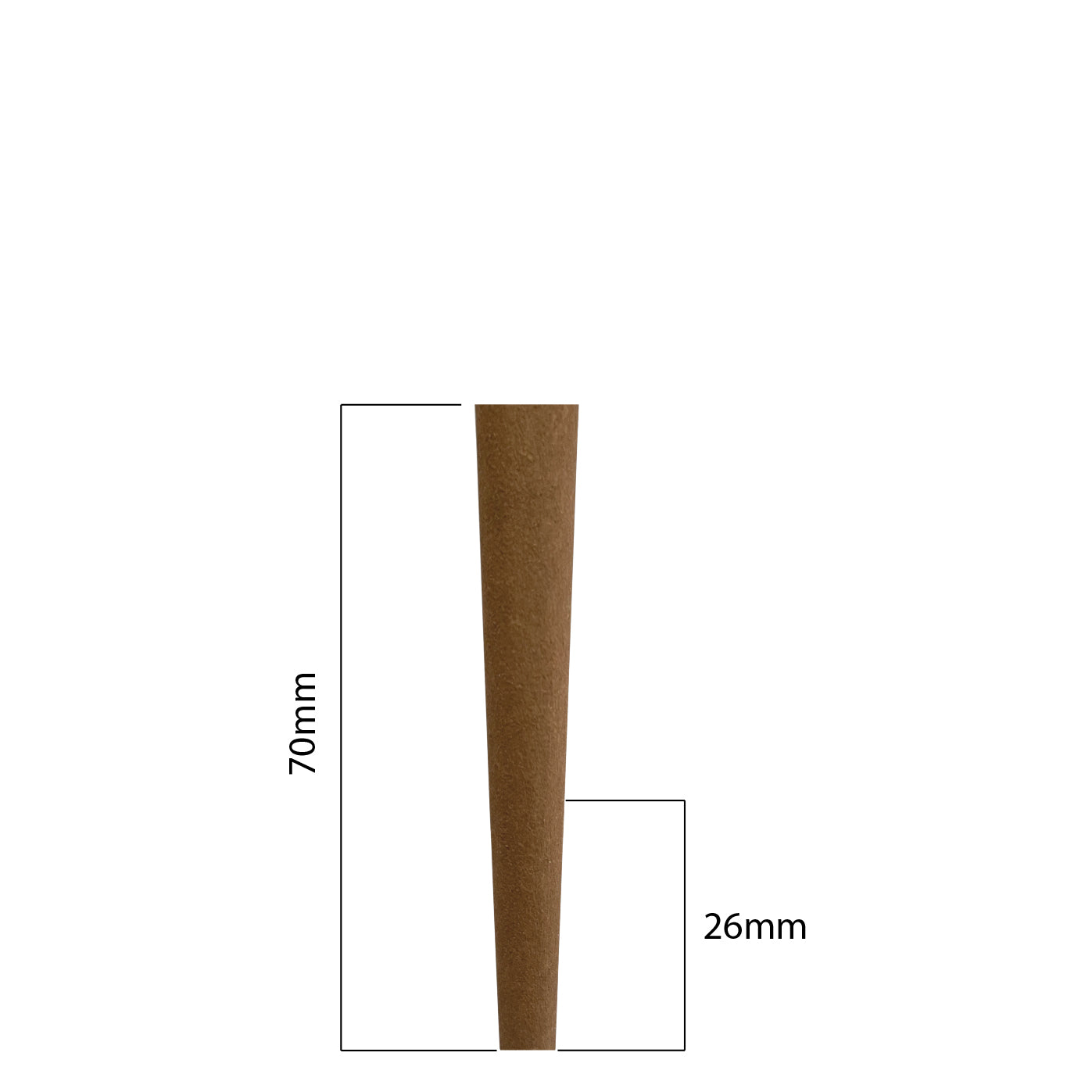 Hemp Cones (case): 70mm