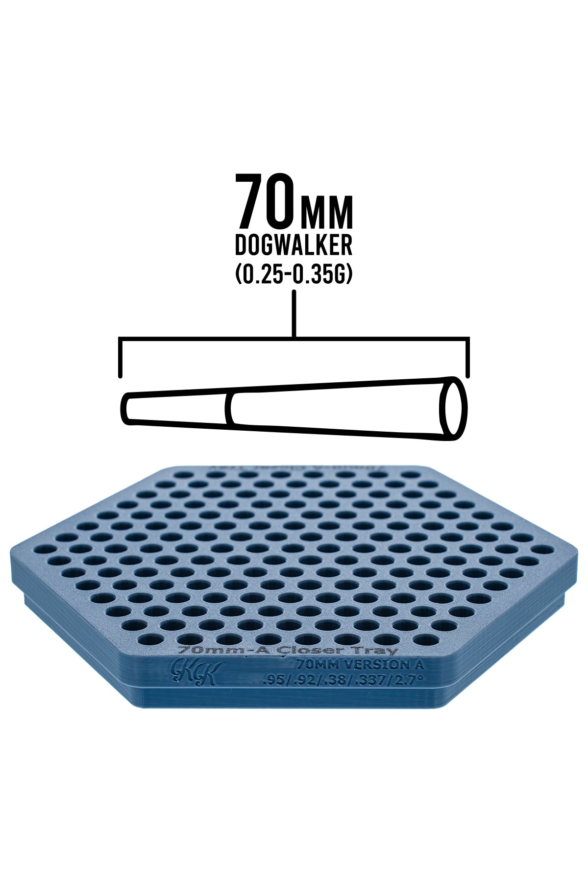 Receiving Tray - 70mm, 84mm, 98mm, 109mm