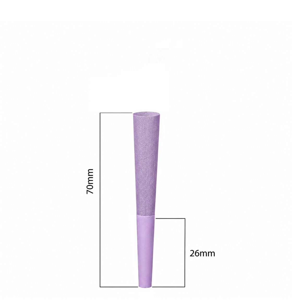 70mm Cones - Purple (500ct)