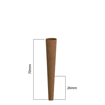 70mm Tea Cones - Brown (450ct)