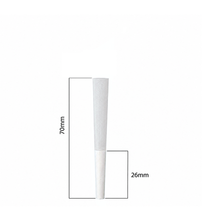 70mm Cones - White (900ct)
