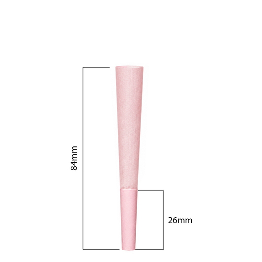84mm Cones - Pink (500ct)