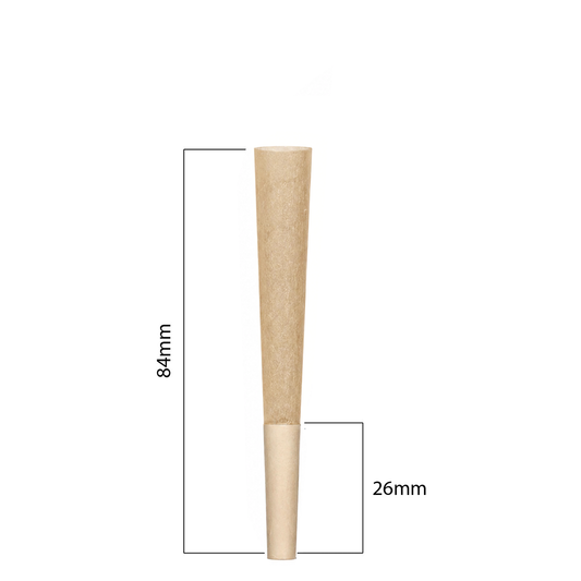 84mm Cones - Unbleached (900ct)