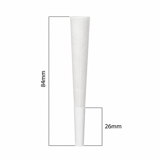 84mm Cones - White (900ct)