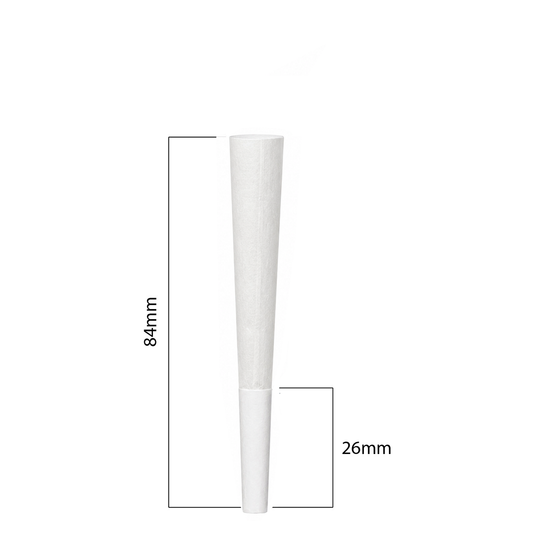 84mm Cones - White (900ct)