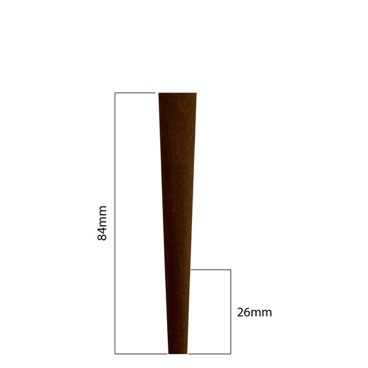 Cones (Dark Brown Hemp): 84mm