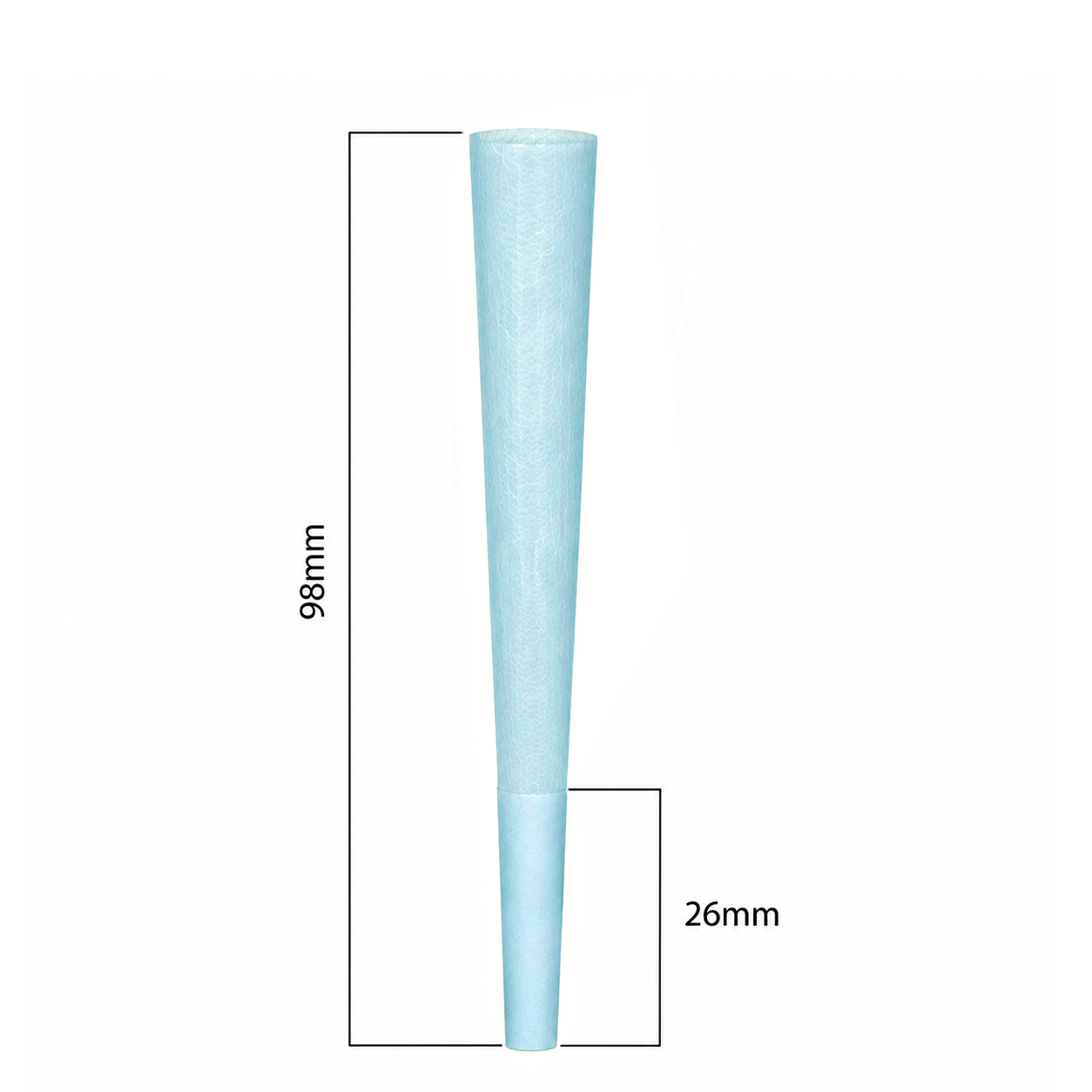 98mm Cones - Blue (800ct)