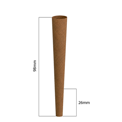 98mm Tea Cones - Brown (400ct)