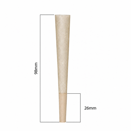 98mm Cones - Unbleached (800ct)
