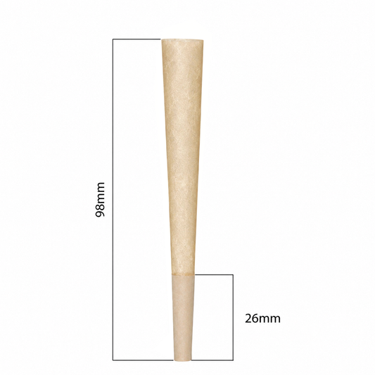 98mm Cones - Unbleached (800ct)