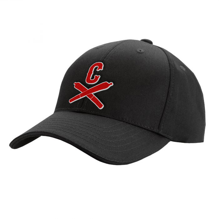 Fitted Cap: Red